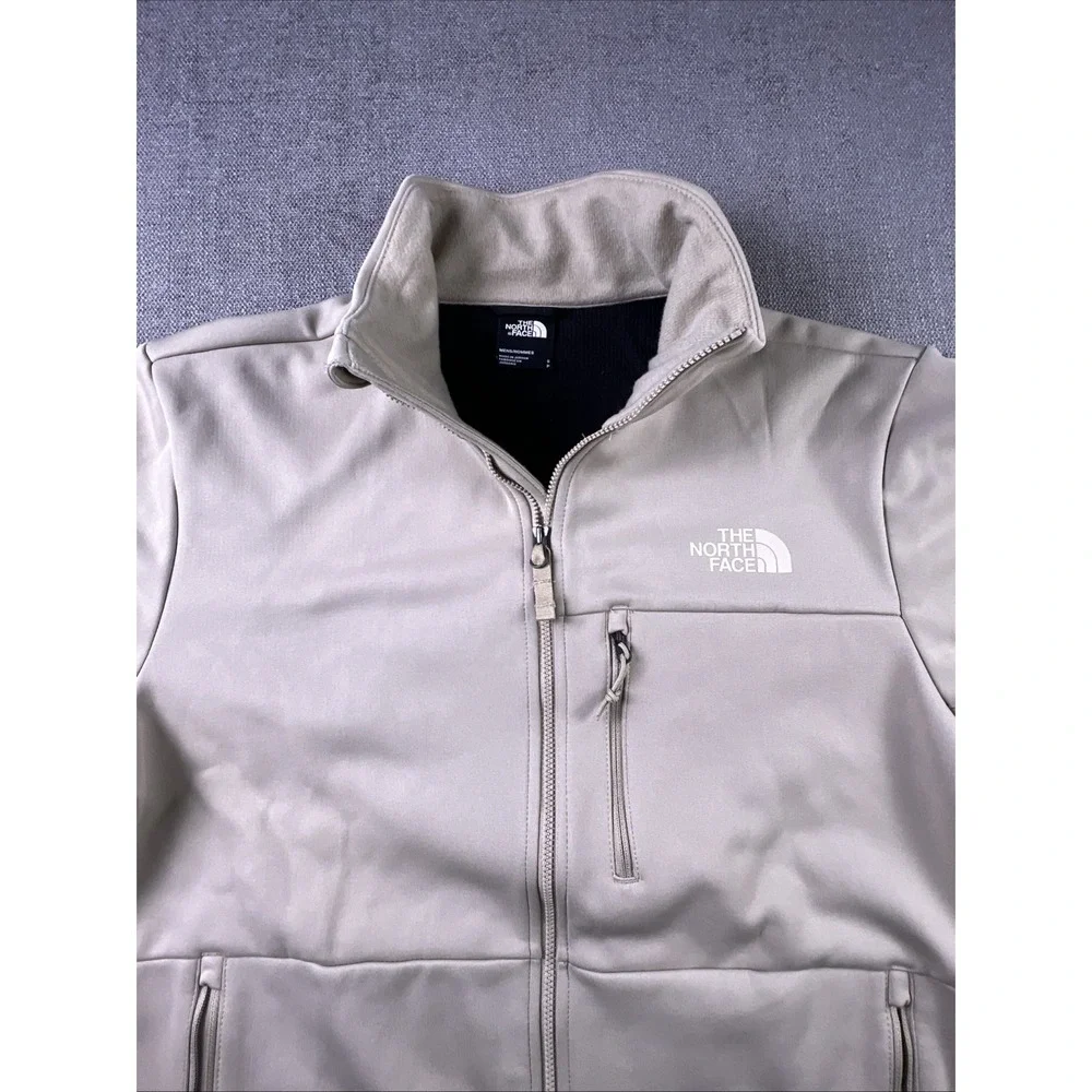 The North Face Windwall Golf Jacket Men's S Full Zip Pockets Mock Neck Casual‎